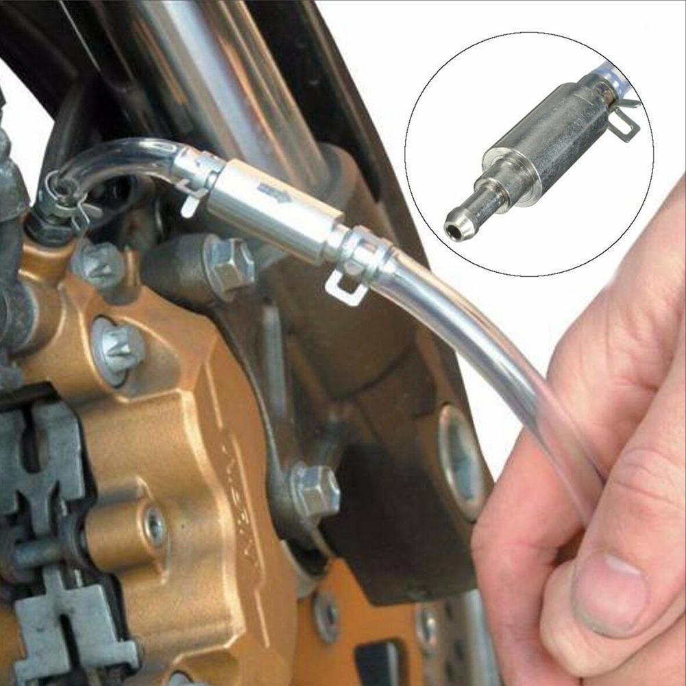 Brake Fluid - Zaciskowy odpowietrznik hamulcowy z blokadą, wąż